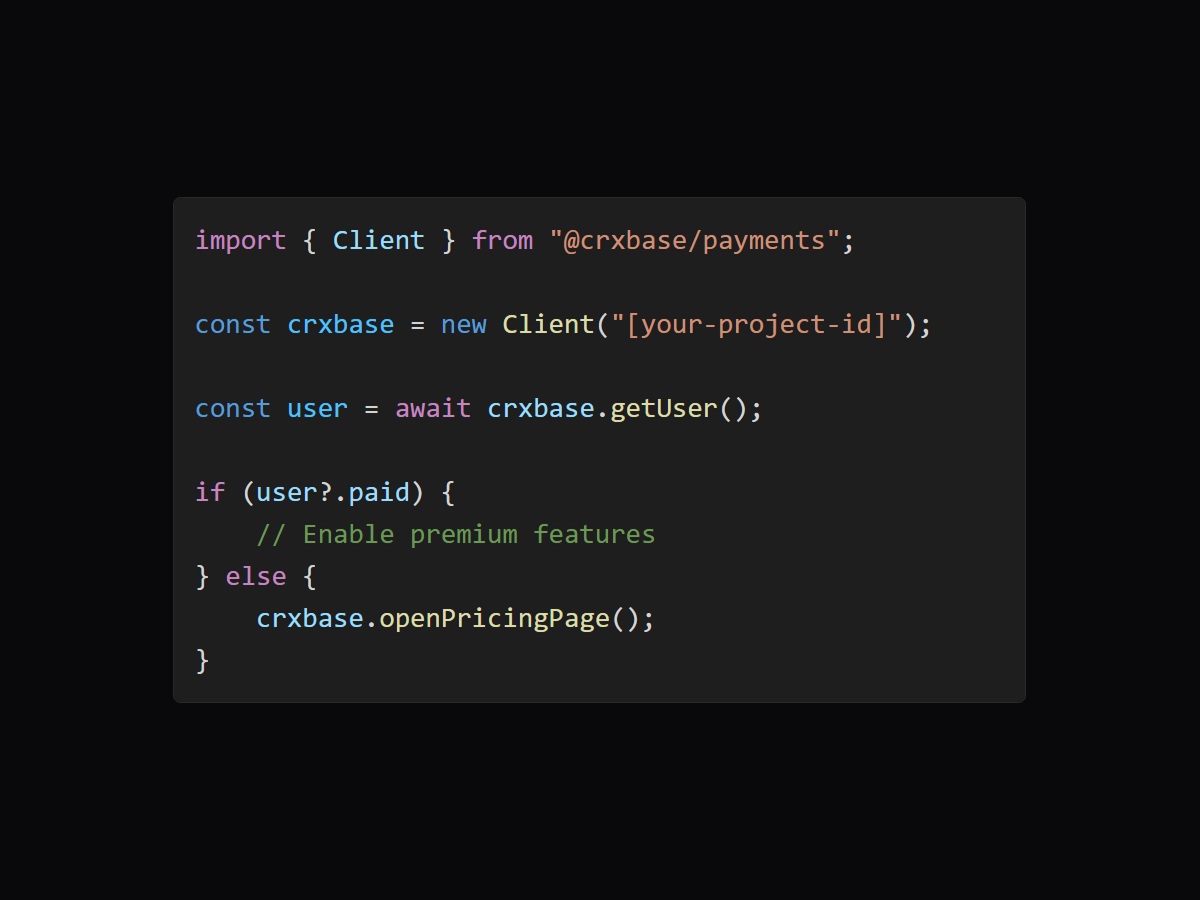 2. Add the SDK